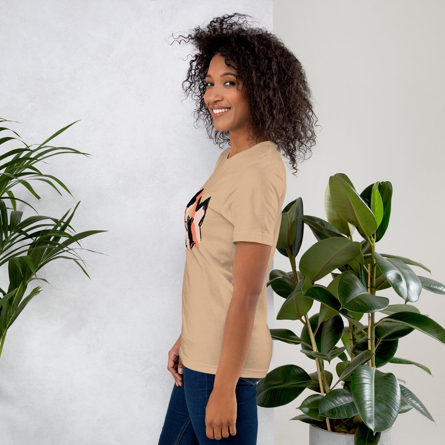 Abstract Mountains Unisex T-Shirt - Tania Bisaz