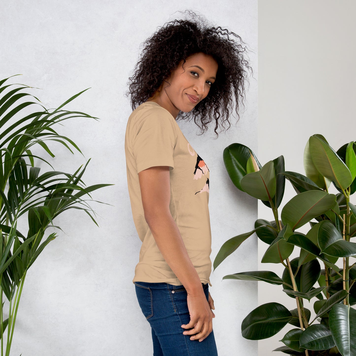 Abstract Mountains Unisex T-Shirt - Tania Bisaz