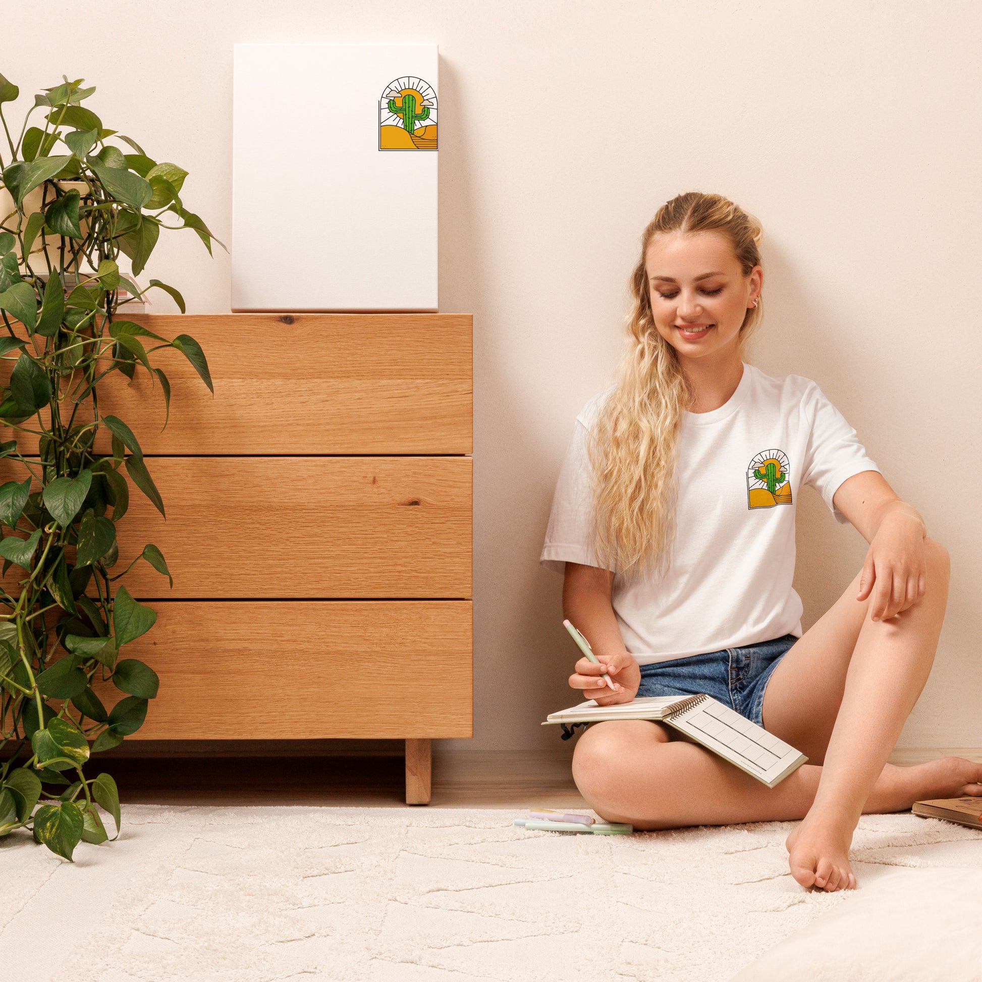 Cactus, Unisex t-shirt - Tania Bisaz