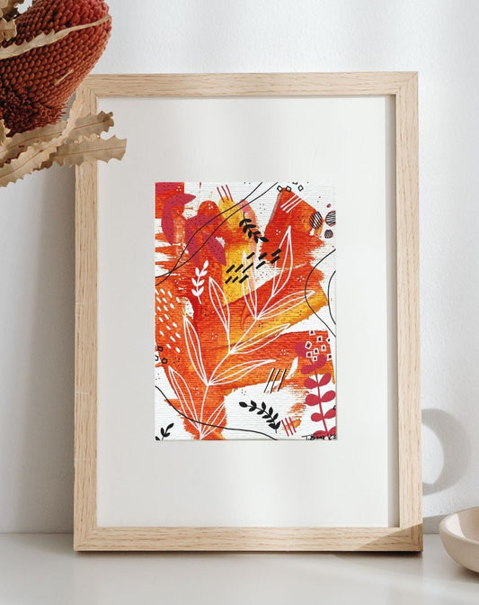 Original Abstract Painting, A5 - Tania Bisaz