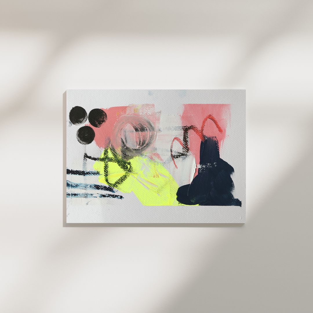 Signals – Series of A5 Original Paintings (Mixed Media on Paper)