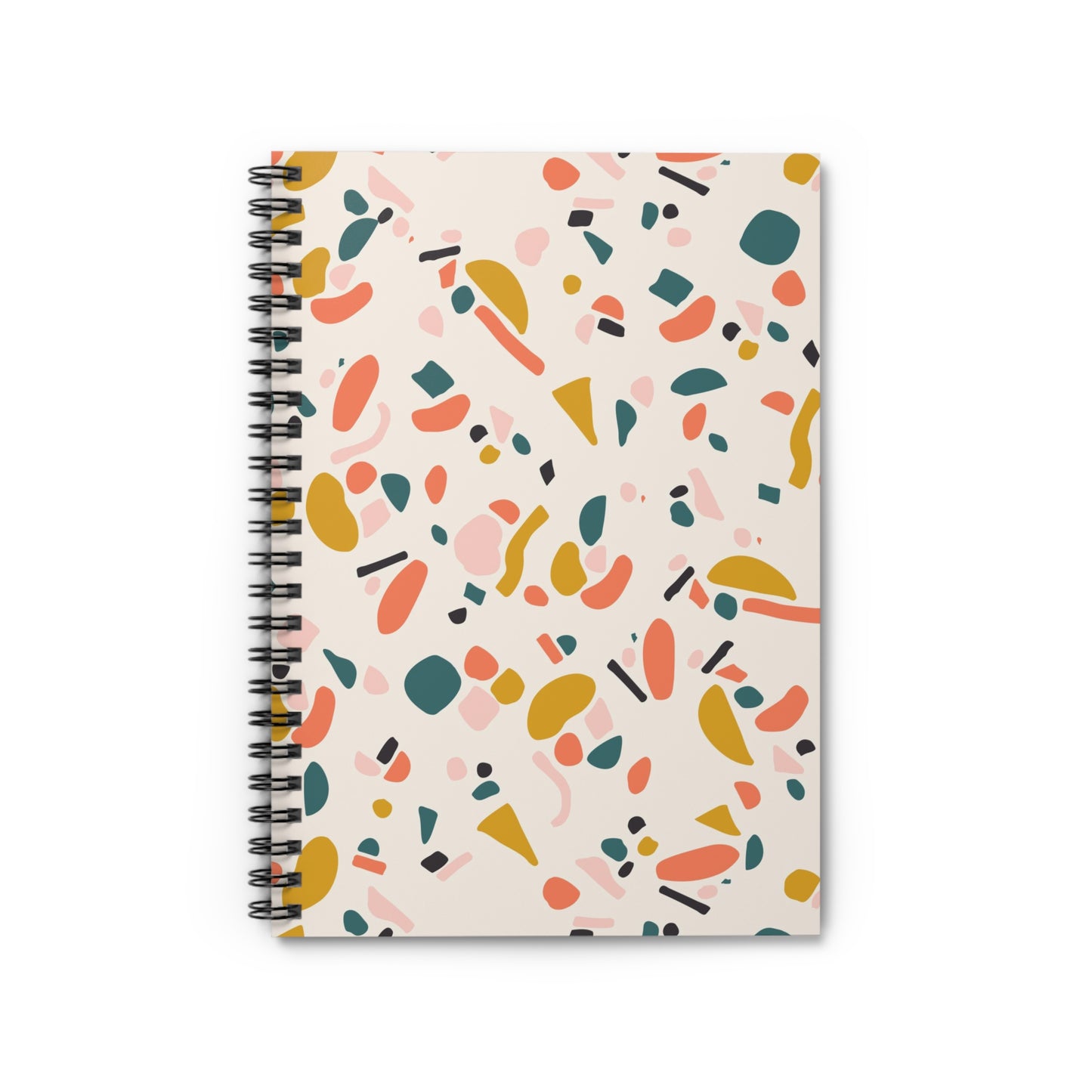 Spiral Notebook - Ruled Line, Terrazzo