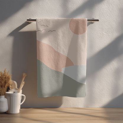 The Birds & The Sea – Art Tea Towel