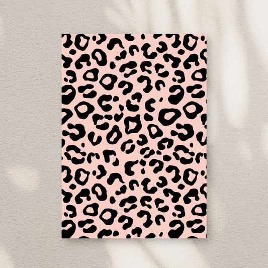 Set of 10 Postcards, Pink Leo