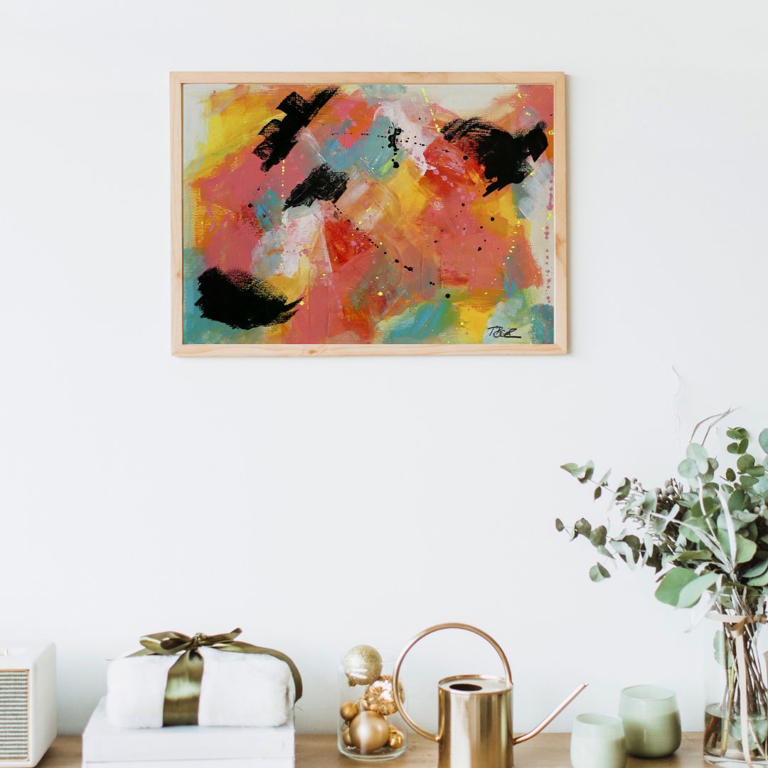 Palm Springs – Original Painting, A4 (21 x 29.7 cm)