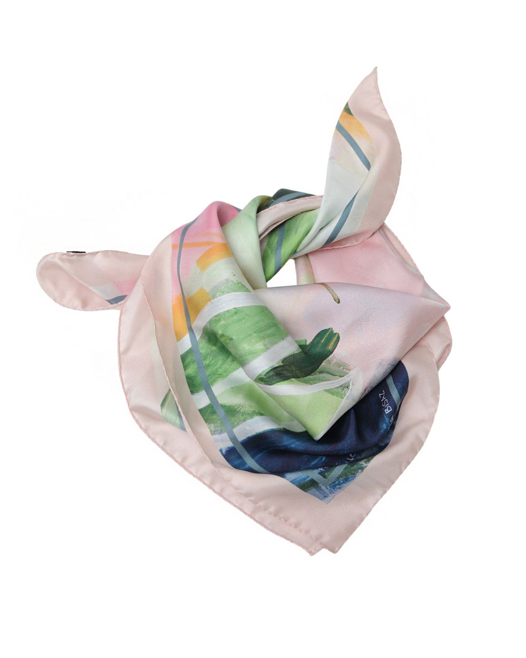 Flower Garden – Silk Foulard by Tania Bisaz × Prima Ballerina - Tania Bisaz