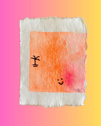 Original Mixed Media Artwork – Smiley Series