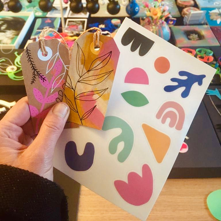 Abstract Shapes Sticker Sheet