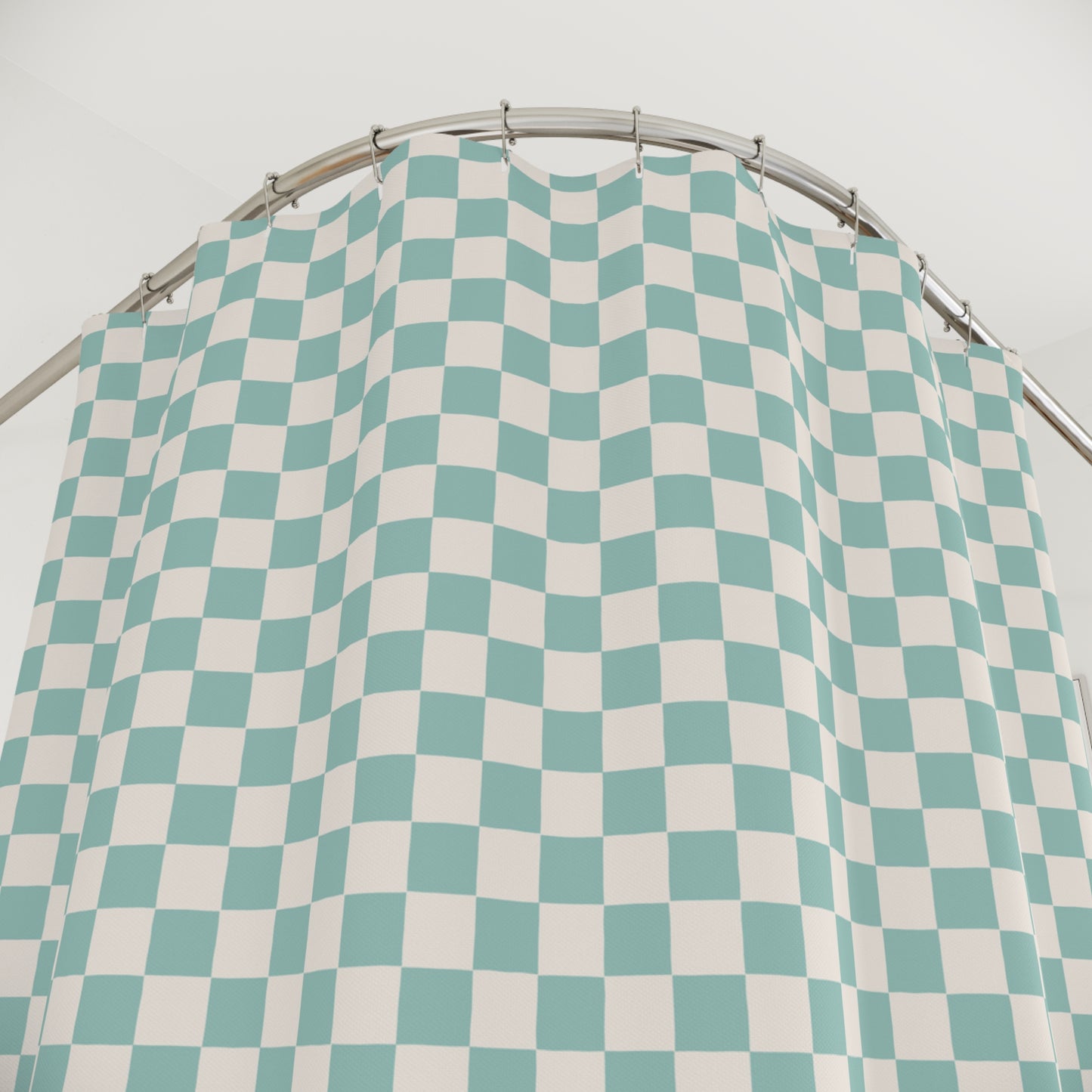 Checkerboard Shower Curtain