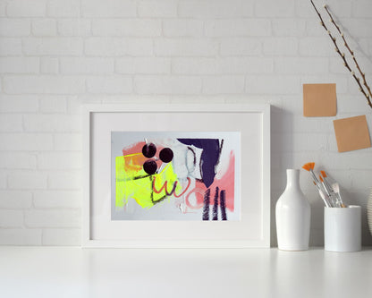 Signals – Series of A5 Original Paintings (Mixed Media on Paper)