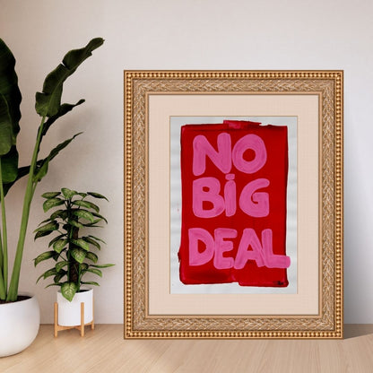 No Big Deal – A4 Original Painting