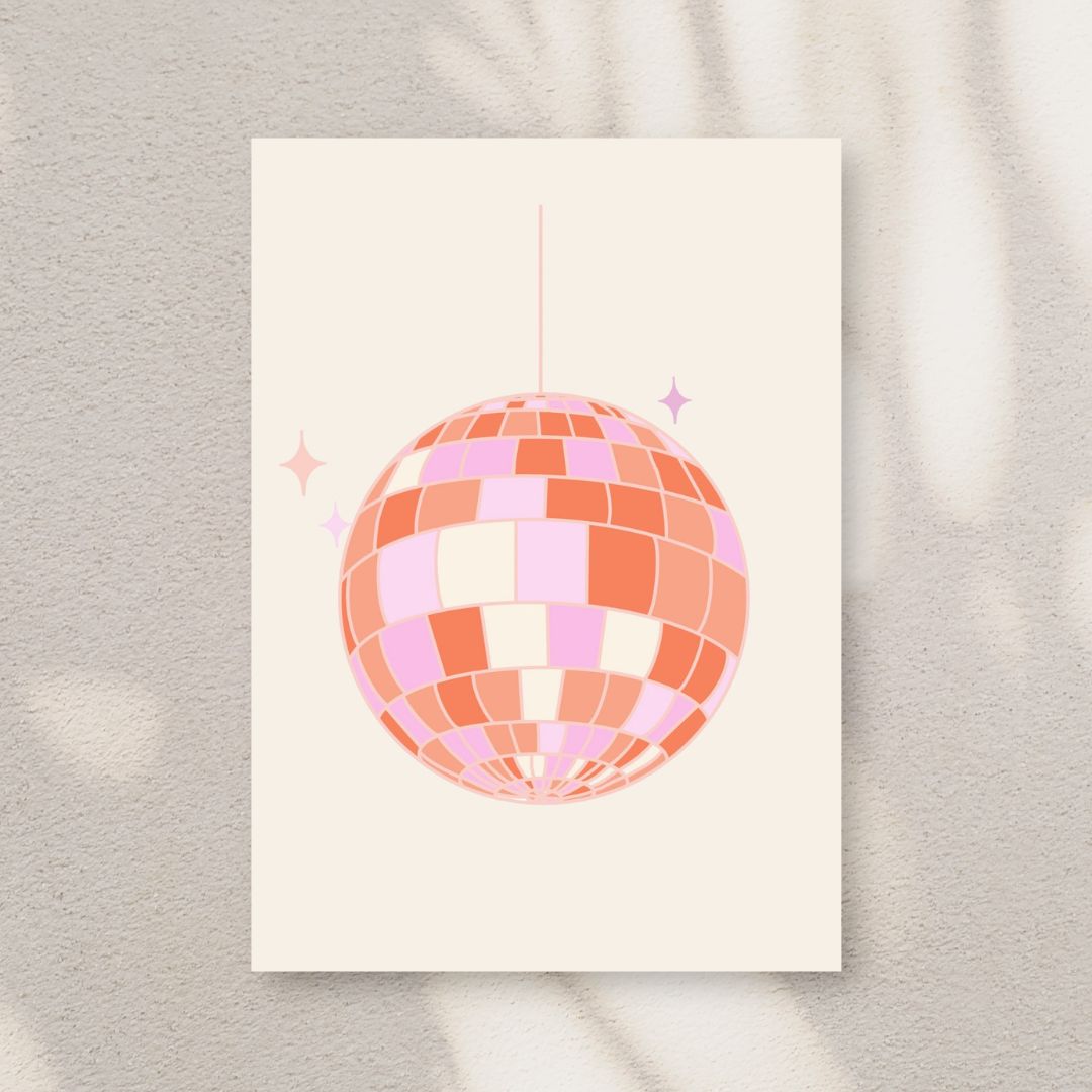 Set of 10 Postcards, Disco Girl - Tania Bisaz