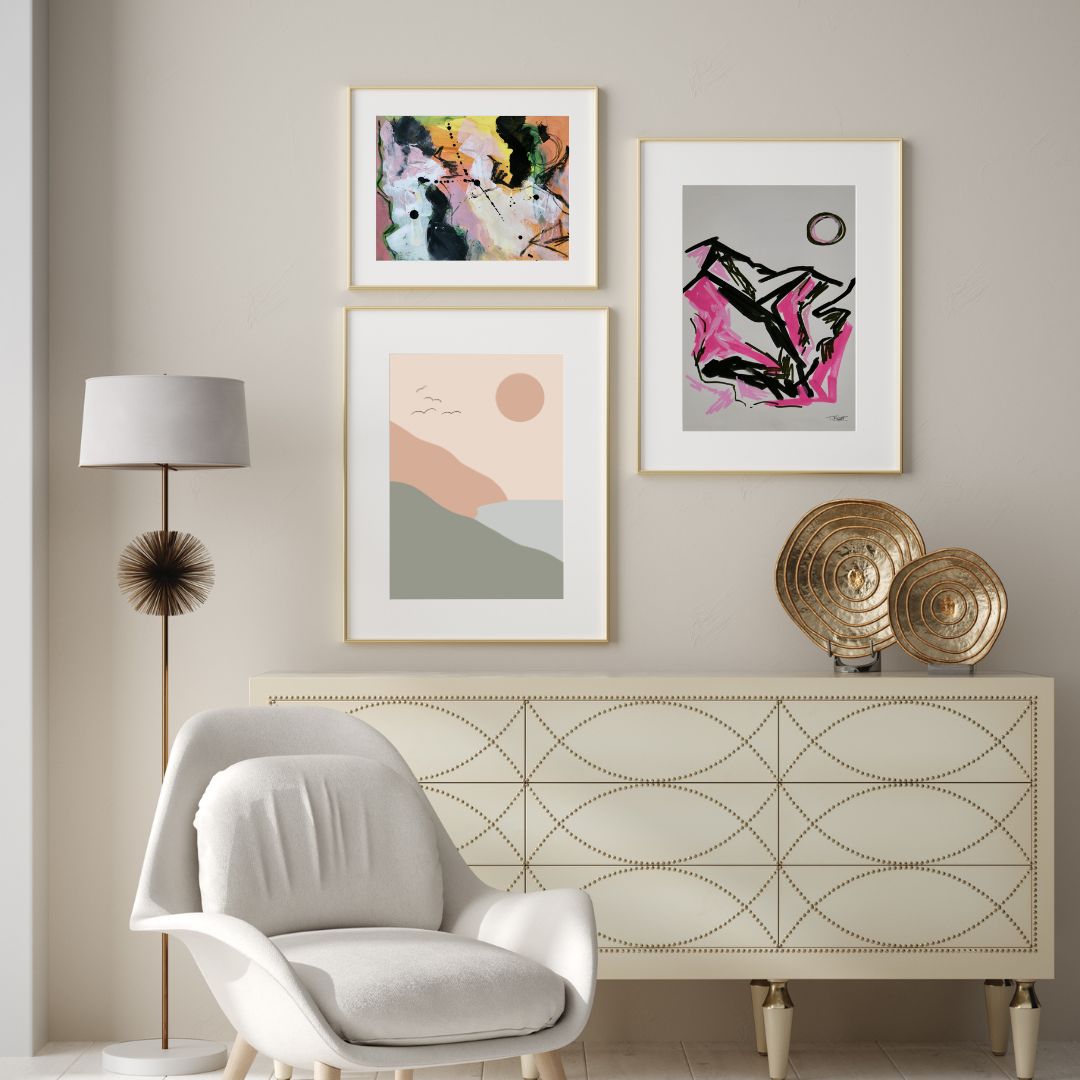 Momentum – A4 Original Painting (Mixed Media on Paper)