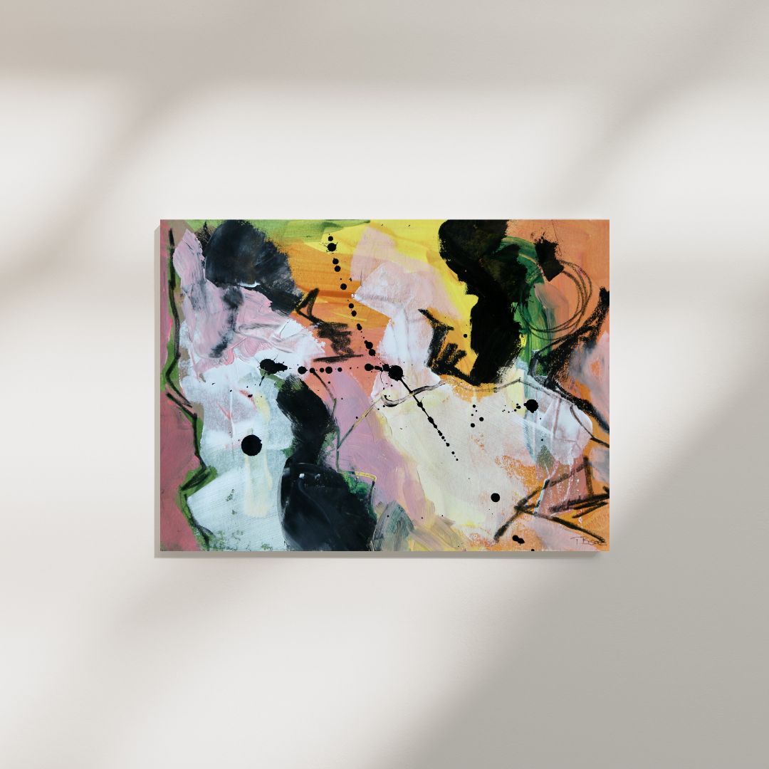 Momentum – A4 Original Painting (Mixed Media on Paper)