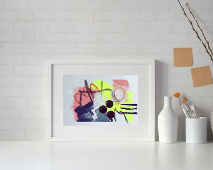 Signals – Series of A5 Original Paintings (Mixed Media on Paper)