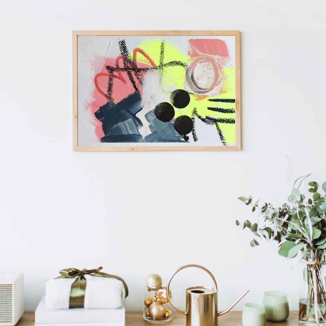 Signals – Series of A5 Original Paintings (Mixed Media on Paper)