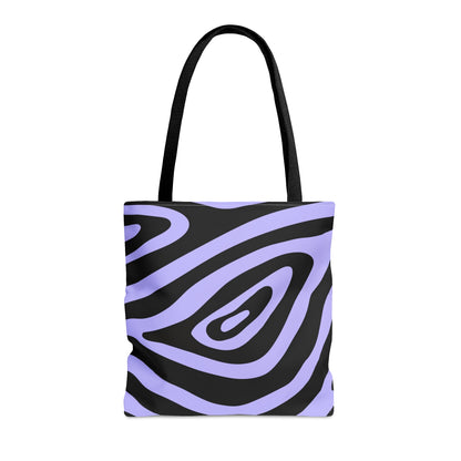 Tote Bag, Purple Zebra