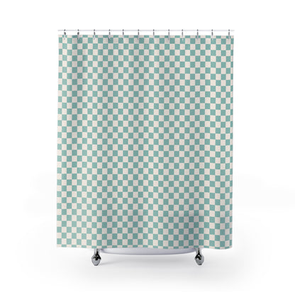 Checkerboard Shower Curtain