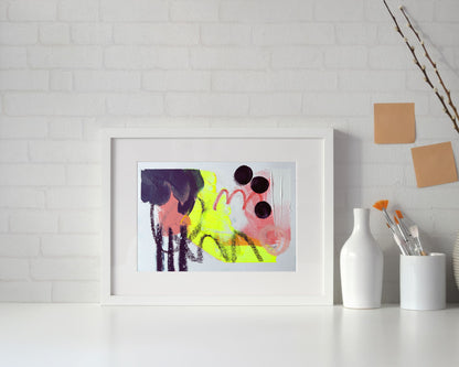 Signals – Series of A5 Original Paintings (Mixed Media on Paper)