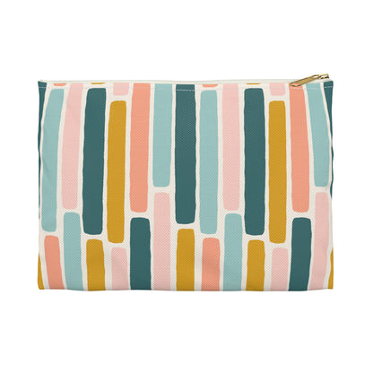 Accessory Pouch, Watercolour Stripes