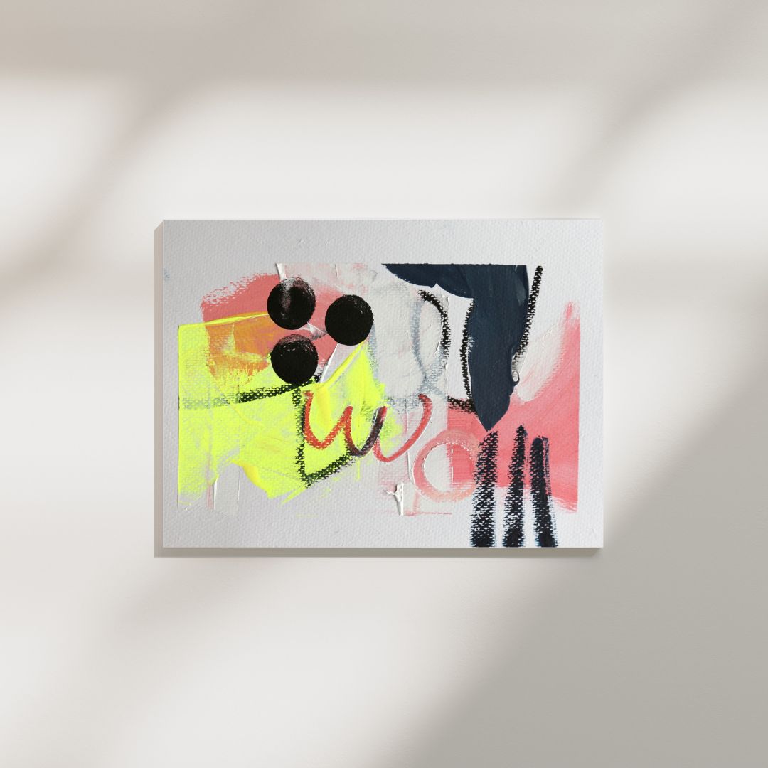 Signals – Series of A5 Original Paintings (Mixed Media on Paper)