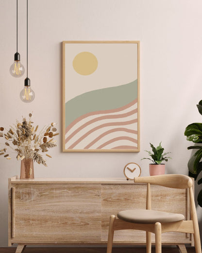 Abstract Sea, Digital Art Print