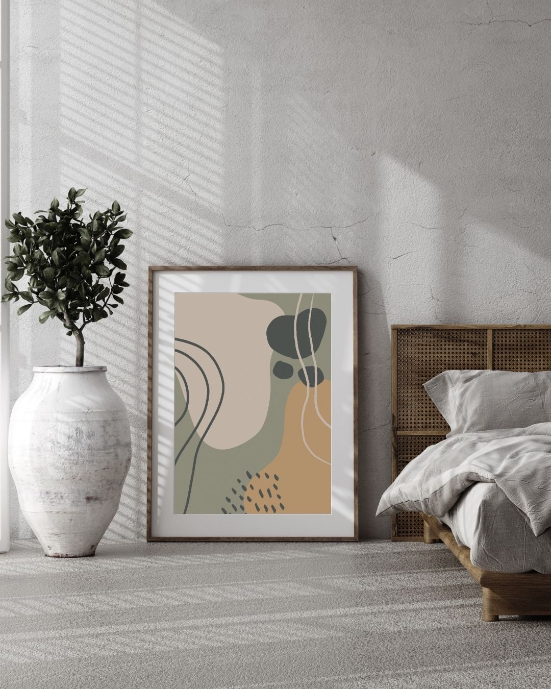 Abstract Shapes, Digital Art Print