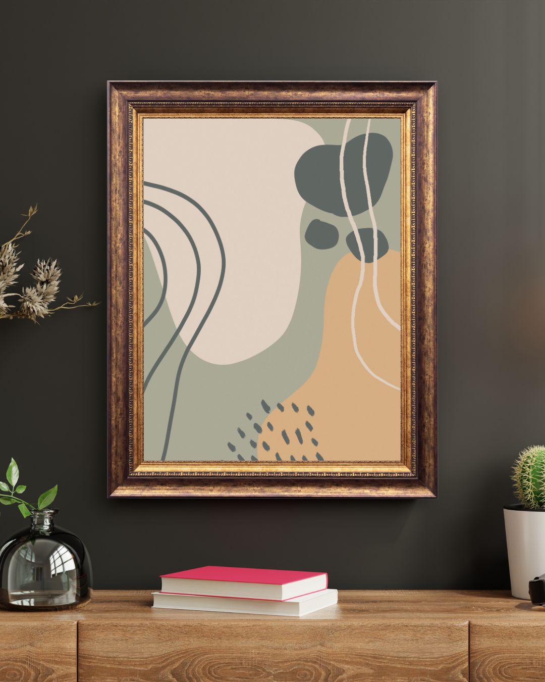 Abstract Shapes, Digital Art Print