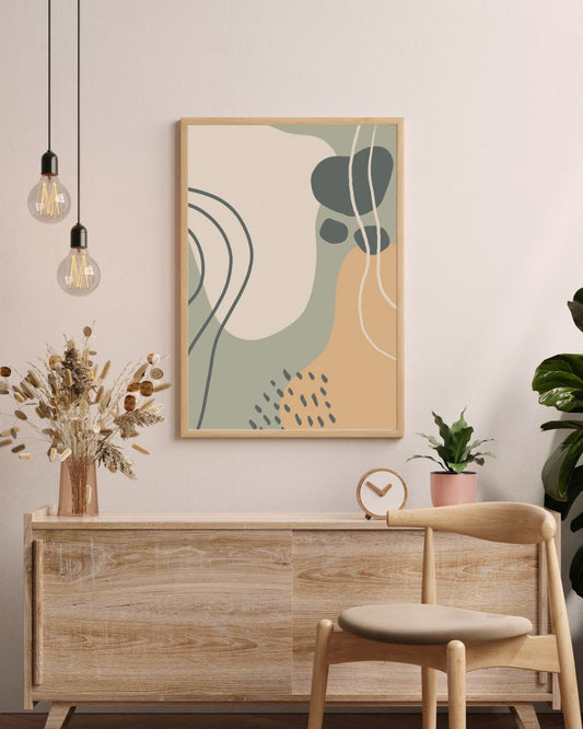 Abstract Shapes, Digital Art Print