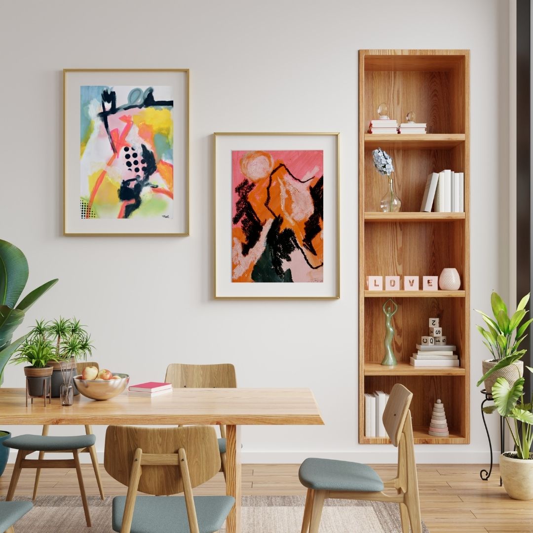 Oops I Like It - Original Abstract Painting, A2 (42 x 59.4 cm)