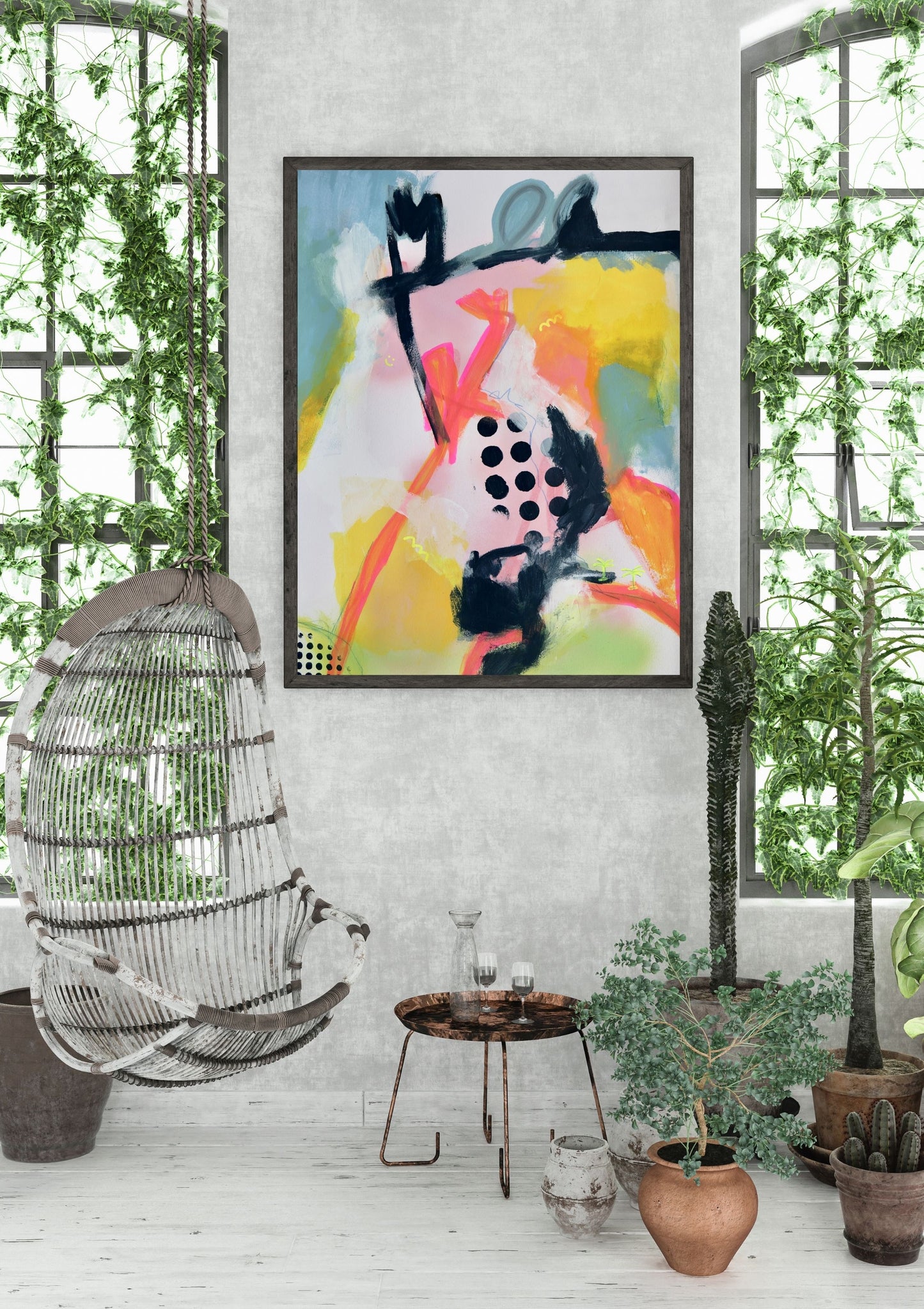 Oops I Like It - Original Abstract Painting, A2 (42 x 59.4 cm)