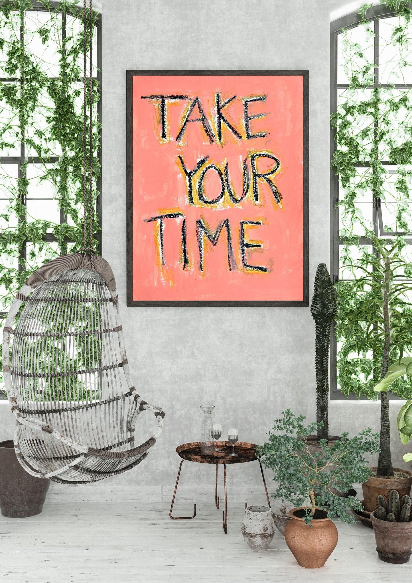 Take Your Time – Original Painting, A2 (42 x 59.4 cm)