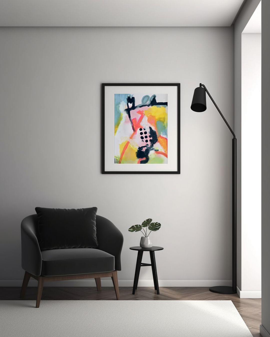 Oops I Like It - Original Abstract Painting, A2 (42 x 59.4 cm)