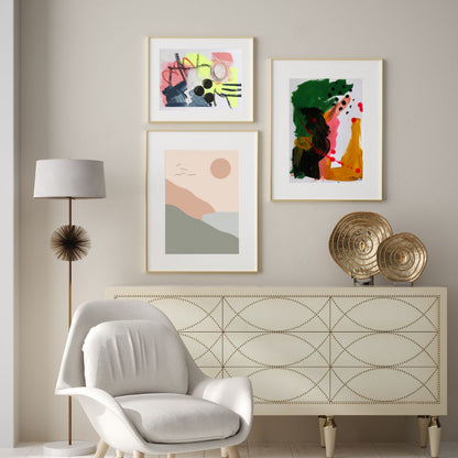 Signals – Series of A5 Original Paintings (Mixed Media on Paper)