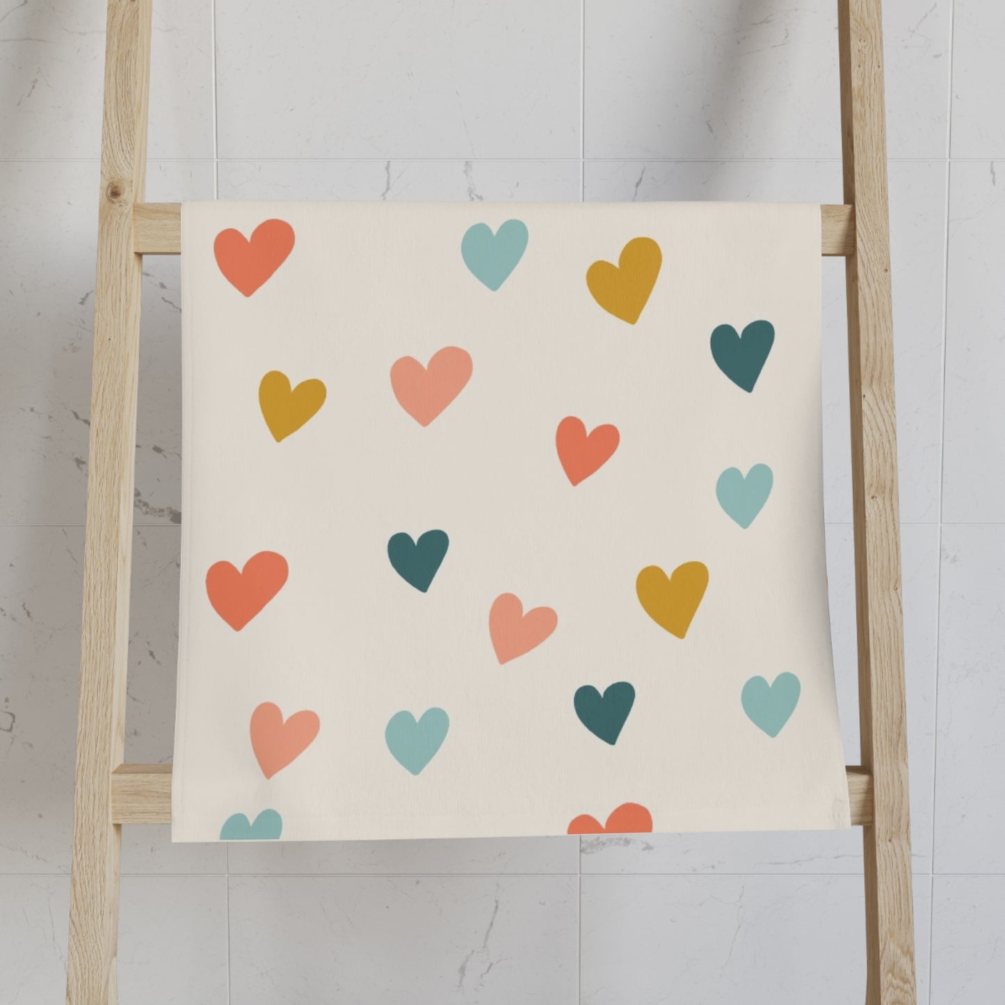Hearts – Art Tea Towel - Tania Bisaz