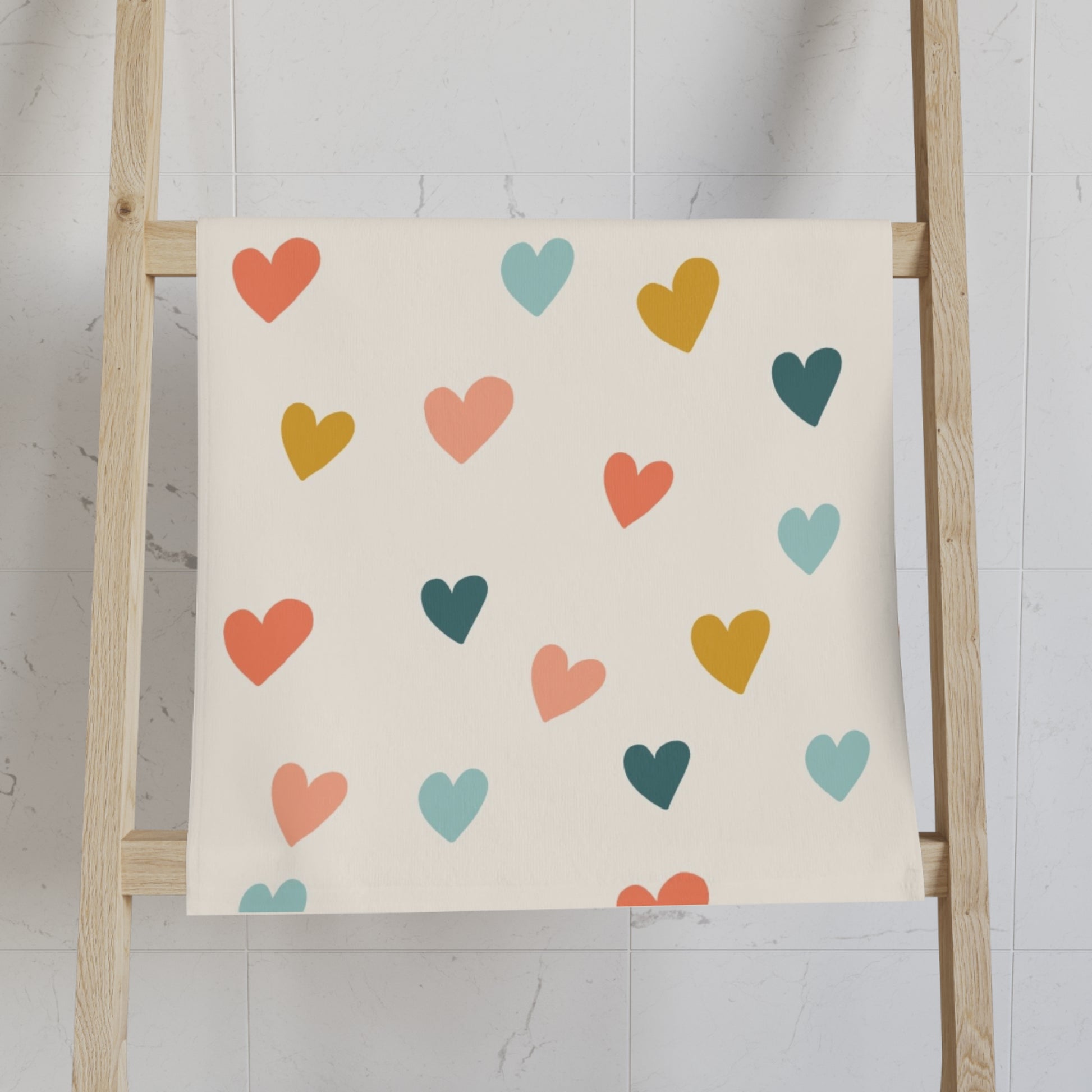 Hearts – Art Tea Towel - Tania Bisaz