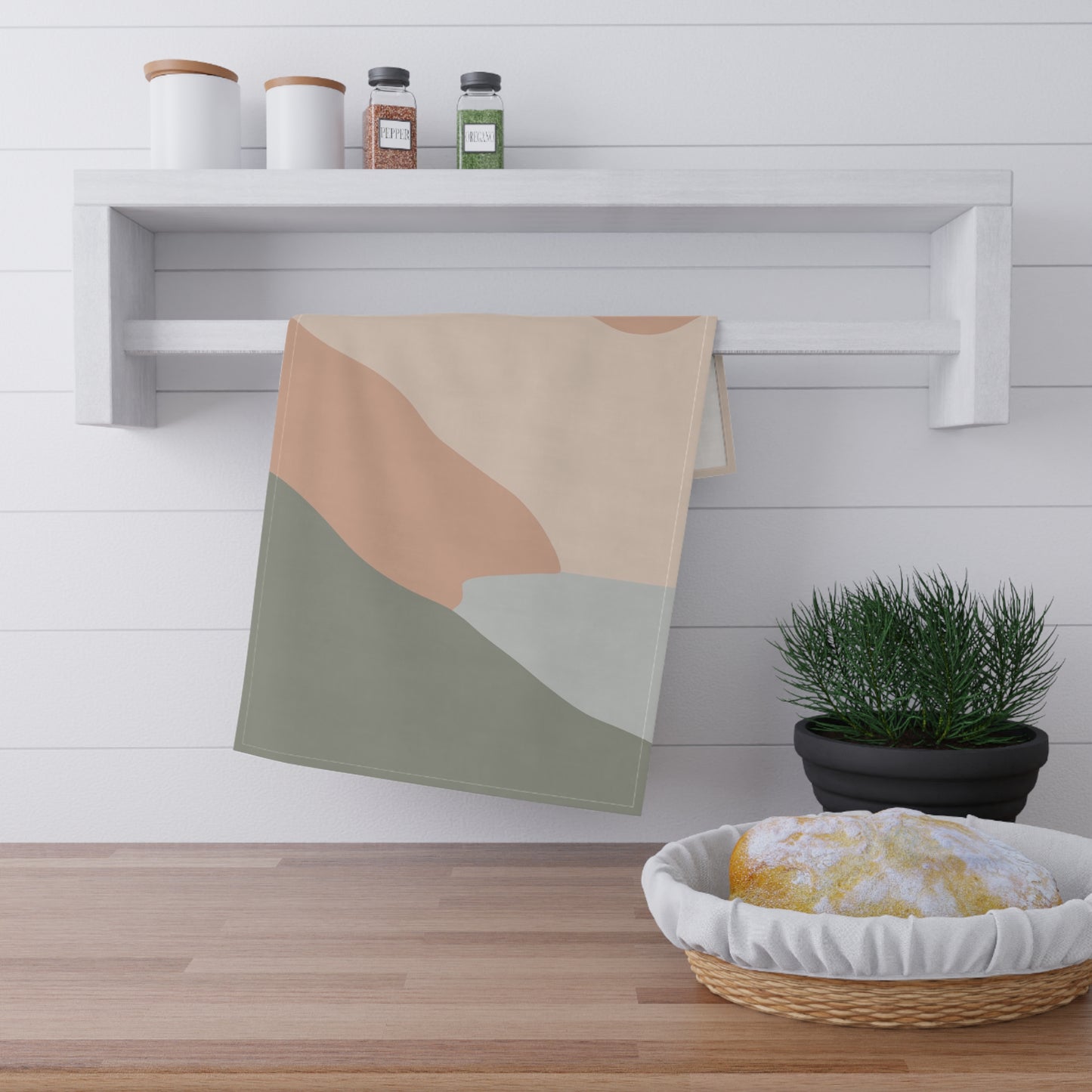 The Birds & The Sea – Art Tea Towel - Tania Bisaz