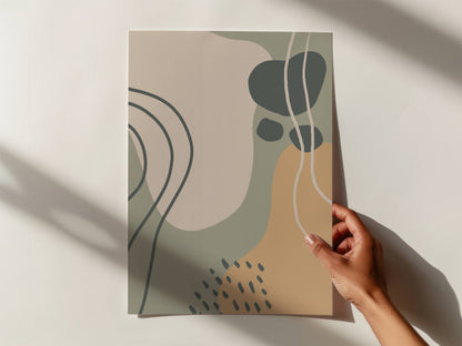 Abstract Shapes, Digital Art Print