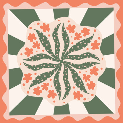 Organic Cotton Bandana – Limited Edition Floral