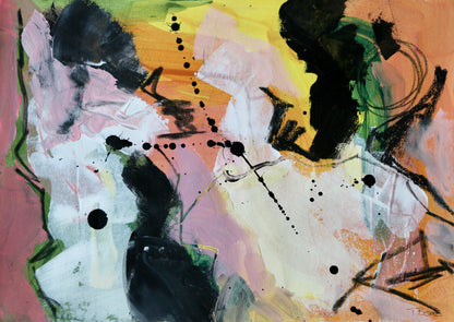 Momentum – A4 Original Painting (Mixed Media on Paper)
