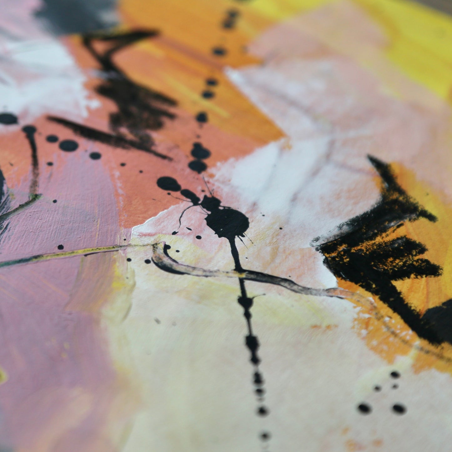 Momentum – A4 Original Painting (Mixed Media on Paper)