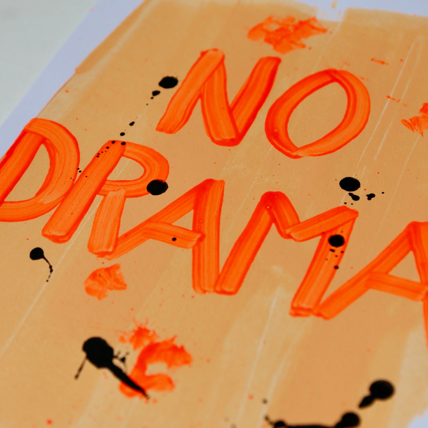 No Drama – A4 Original Painting