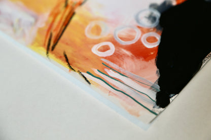 Soft Collision – A4 Original Painting