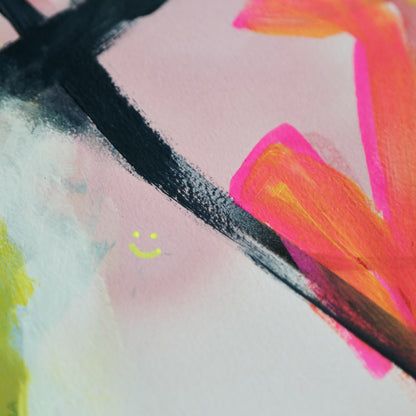 Oops I Like It - Original Abstract Painting, A2 (42 x 59.4 cm)