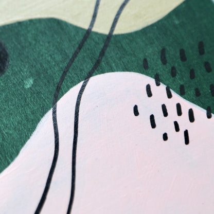 Midday Mirage – Original Abstract Paintings on Wood