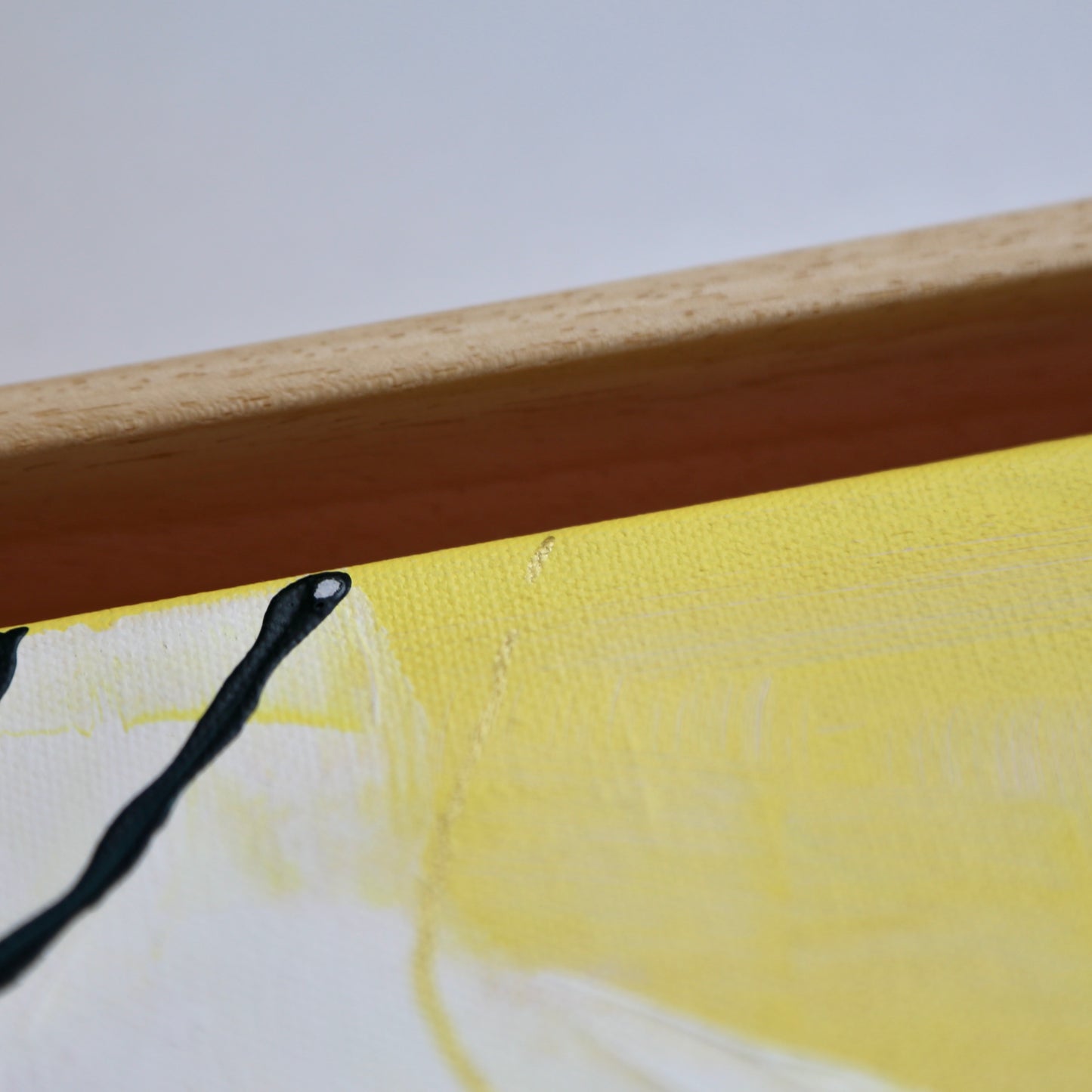 Original Mixed Media Painting, Golden Horizon, 50 x 60 cm, #02