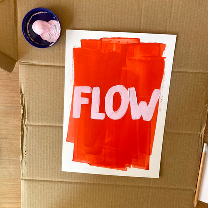 Your Word of the Year, Original Custom Painting