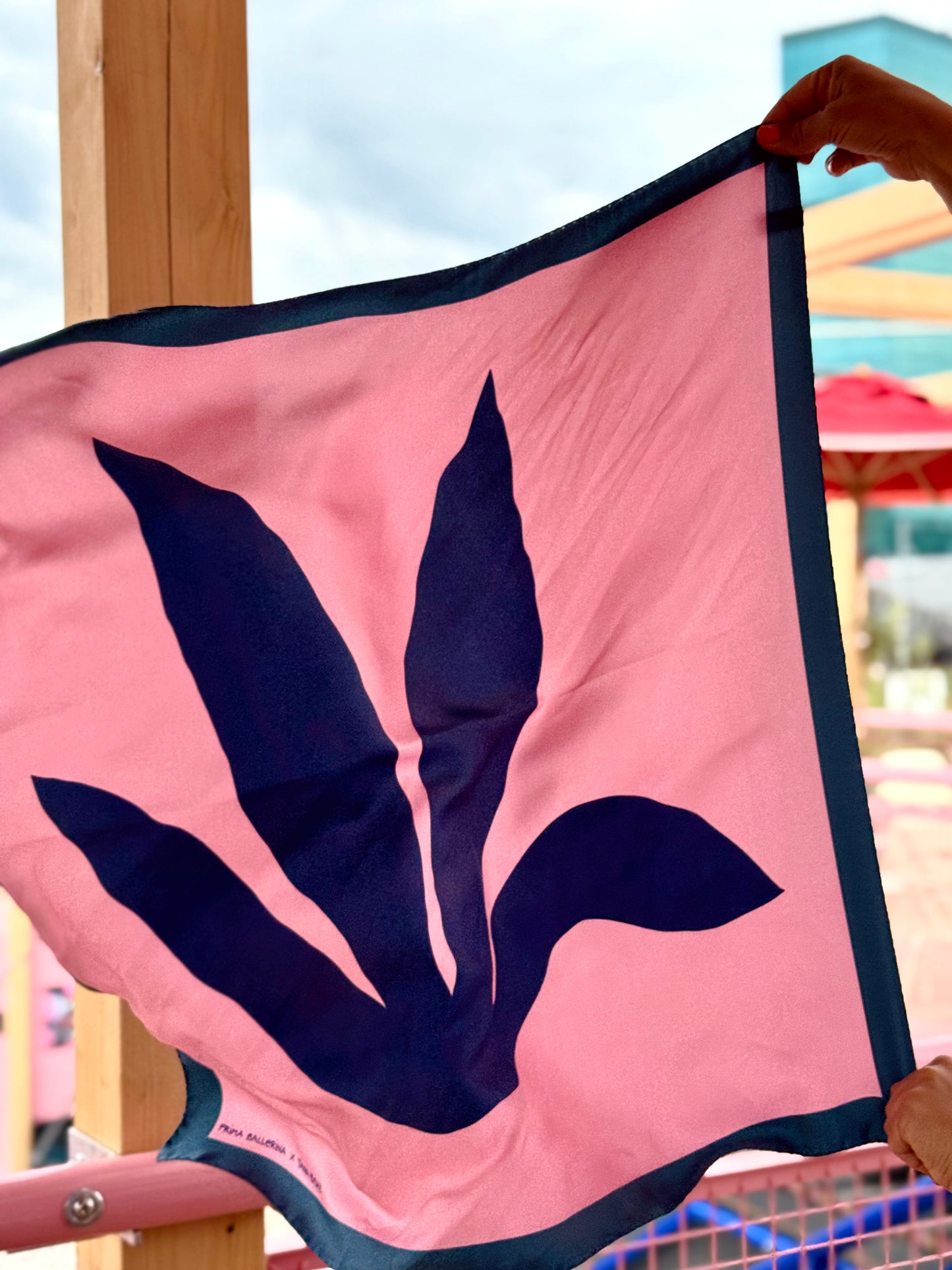 Desert Botanical – Silk Foulard by Tania Bisaz × Prima Ballerina - Tania Bisaz