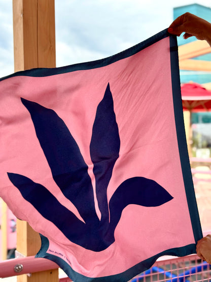 Desert Botanical – Silk Foulard by Tania Bisaz × Prima Ballerina - Tania Bisaz