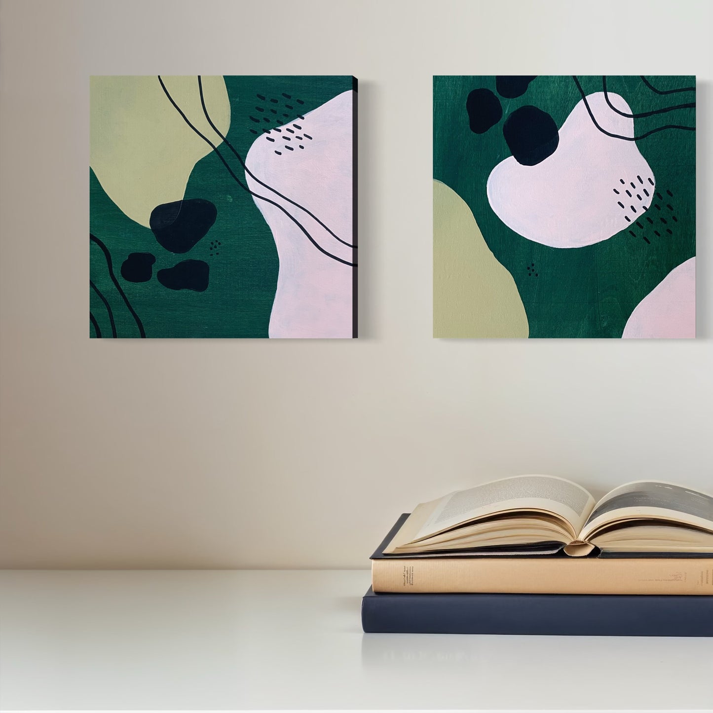 Midday Mirage – Original Abstract Paintings on Wood